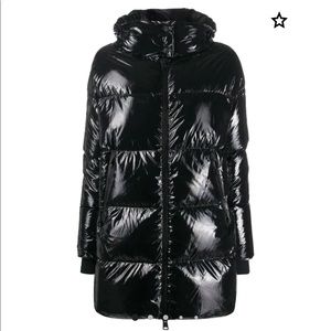 Herno High-shine Hooded Puffer jacket, Size 48, US 12